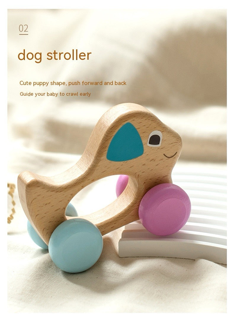 Wooden Baby Rattle & Sensory Toy Set – 5 Piece