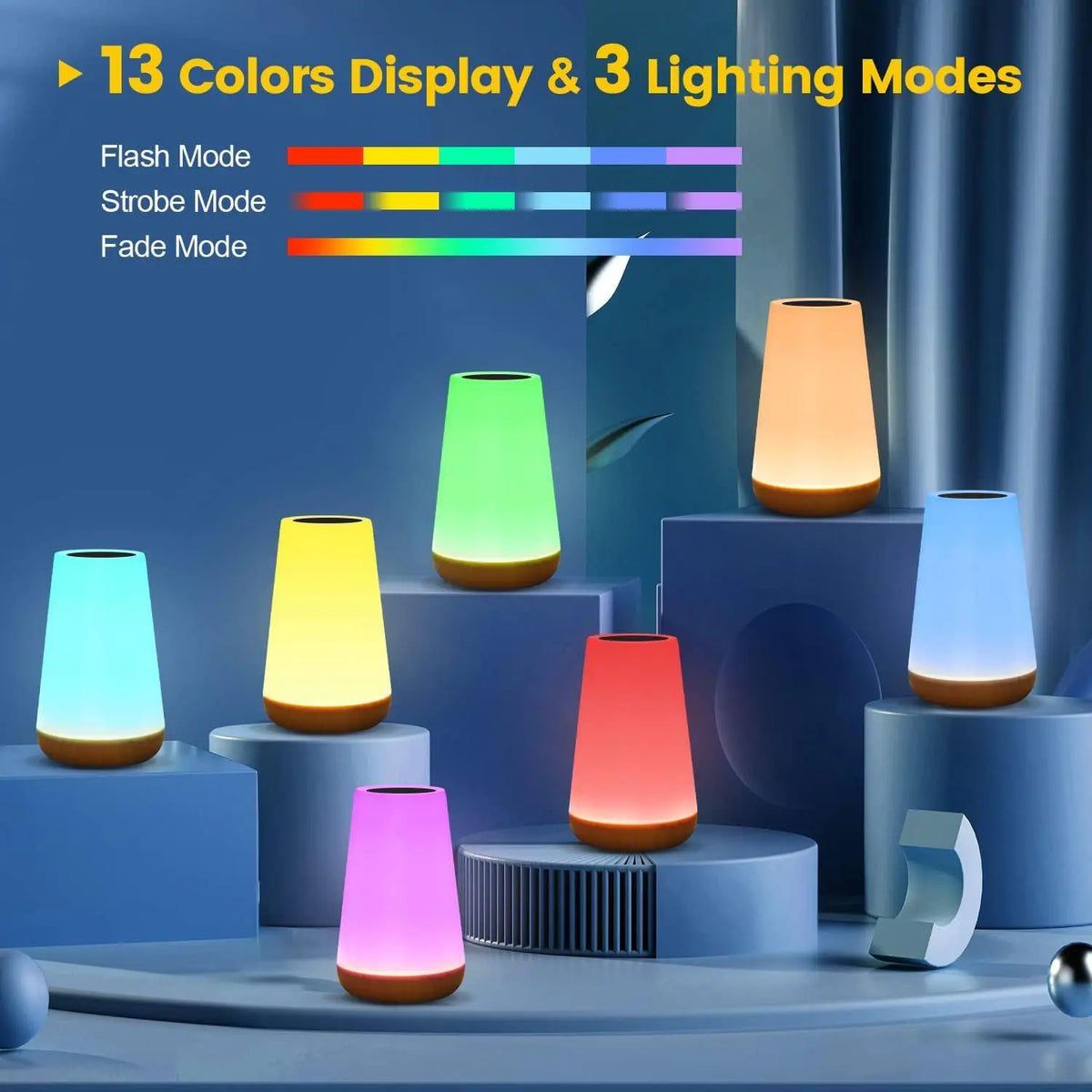 The Mama Fix Night Light - Rechargeable Touch Lamp