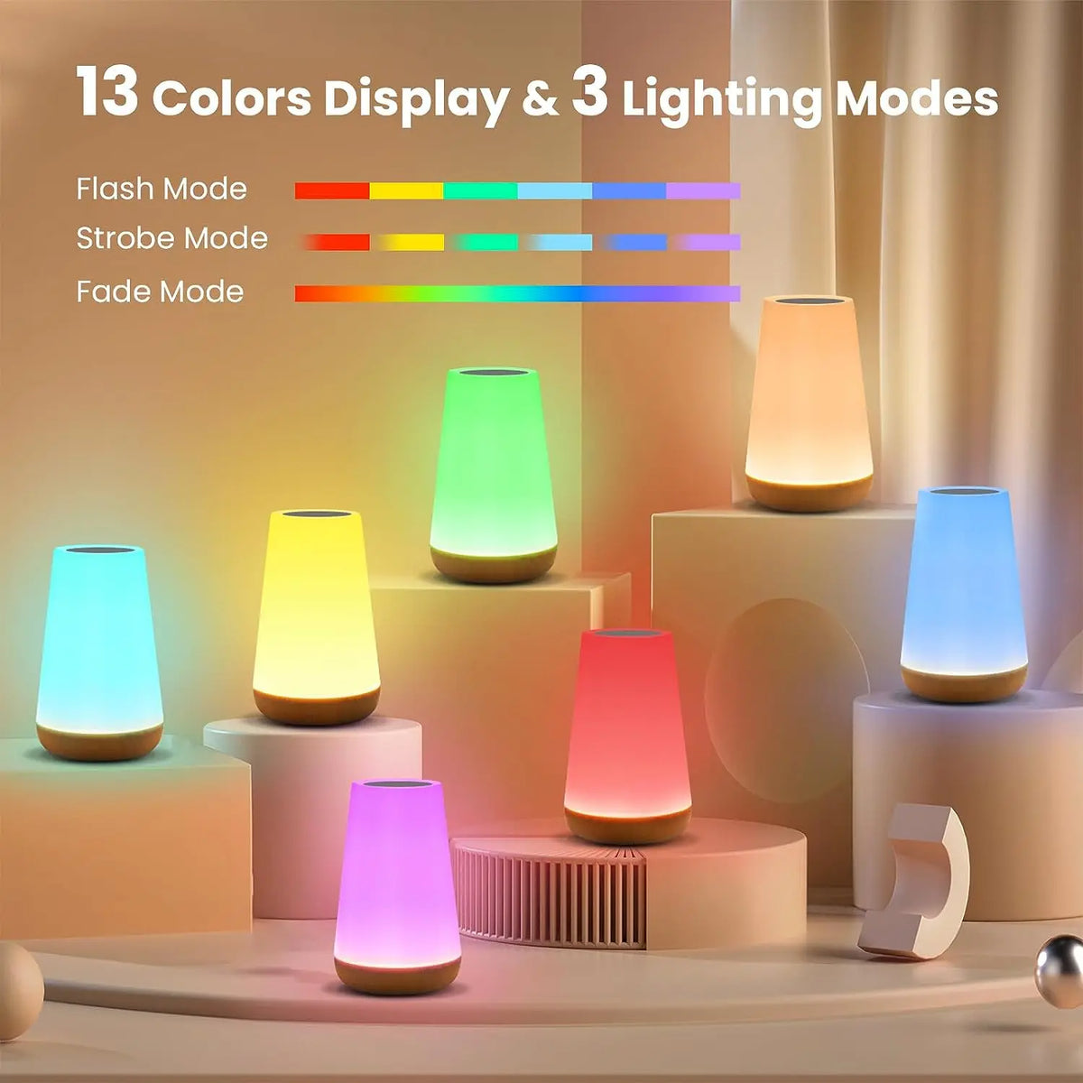 The Mama Fix Night Light - Rechargeable Touch Lamp