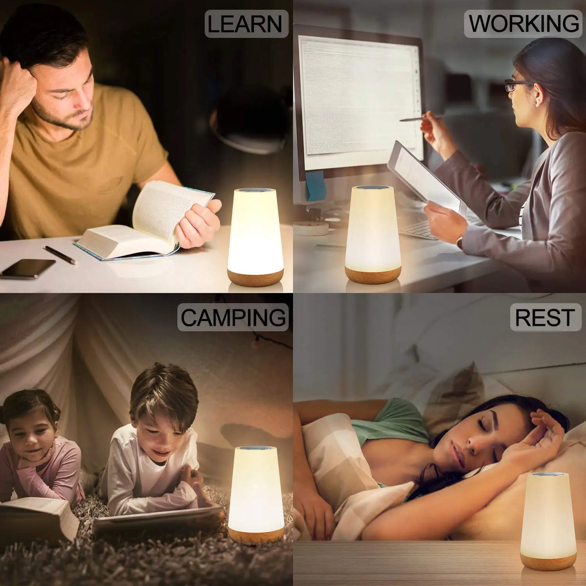 The Mama Fix Night Light - Rechargeable Touch Lamp